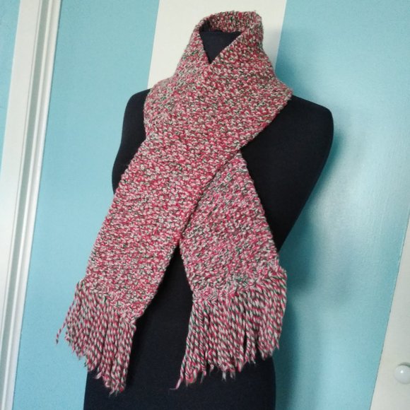 Handmade Crochet Holiday Scarf - Picture 3 of 9